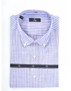 Camicia trama lino Uomo Fay
