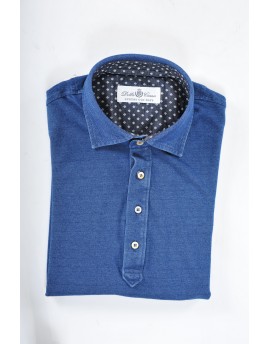 Polo denim Uomo Della ciana